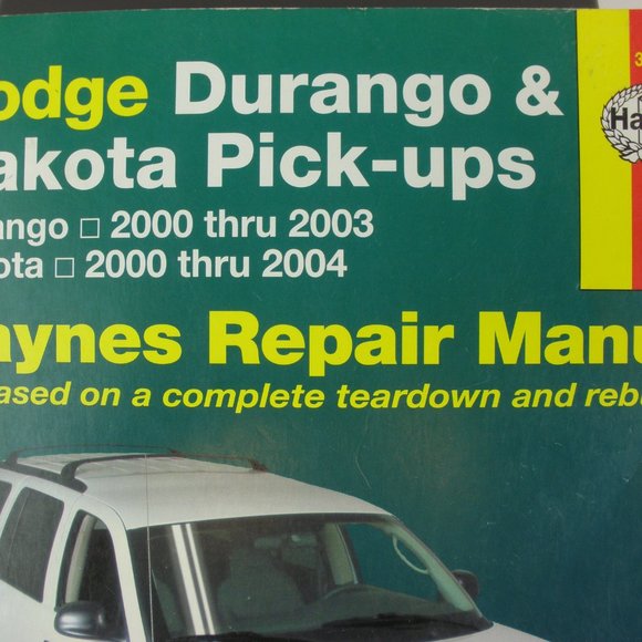 Haynes Dodge Durango & Dakota Pickups Repair Manual - Picture 3 of 16